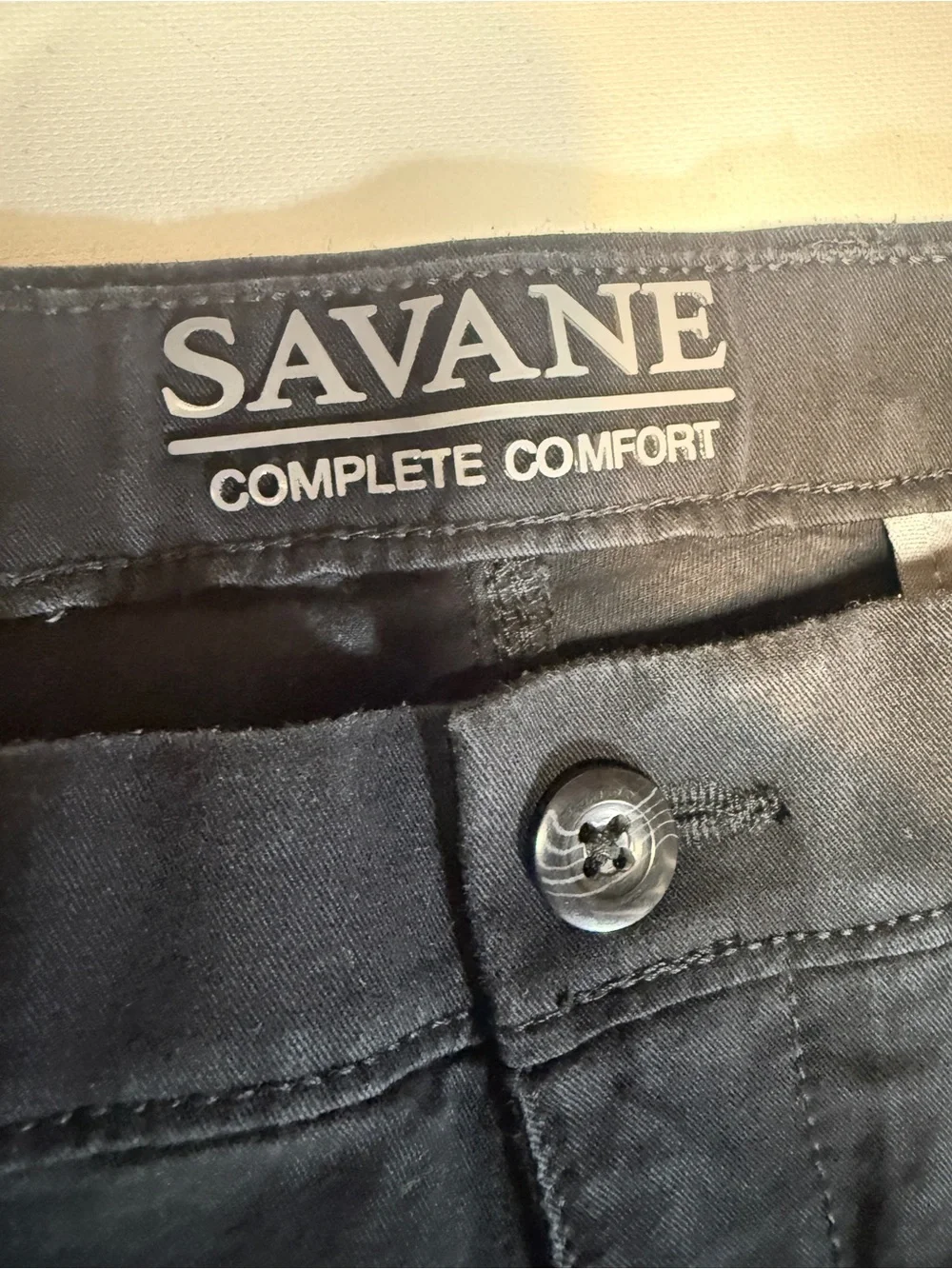 Savane Men's Black Chino Pants